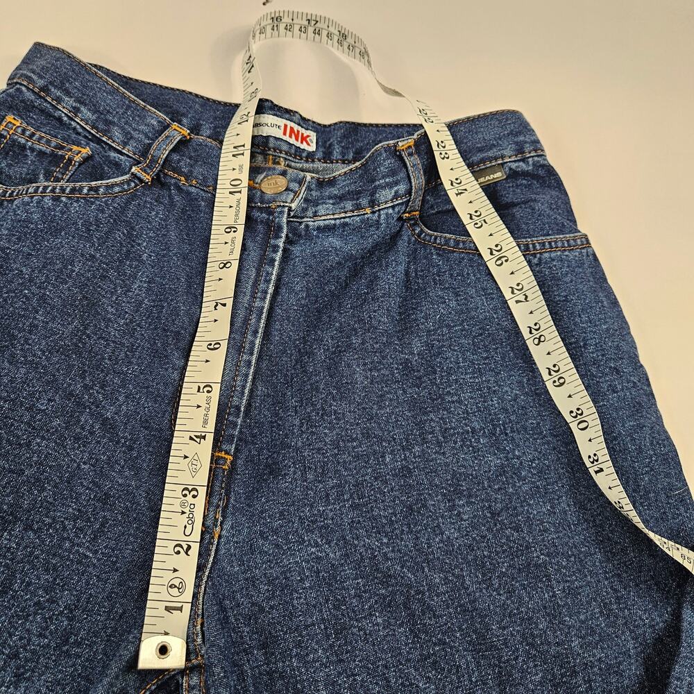 Y2k Euro Jeans High-Rise Flared Embroidered Fairycore Boho Festival - Size 28 - Picture 7 of 7